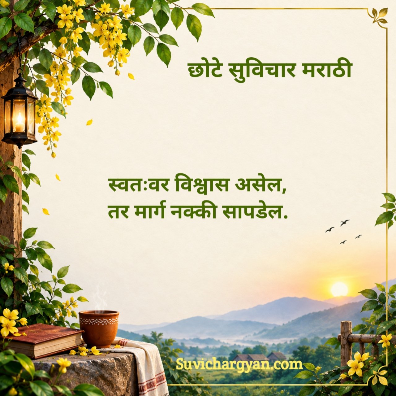 प्रेरणादायी सुविचार मराठी छोटे