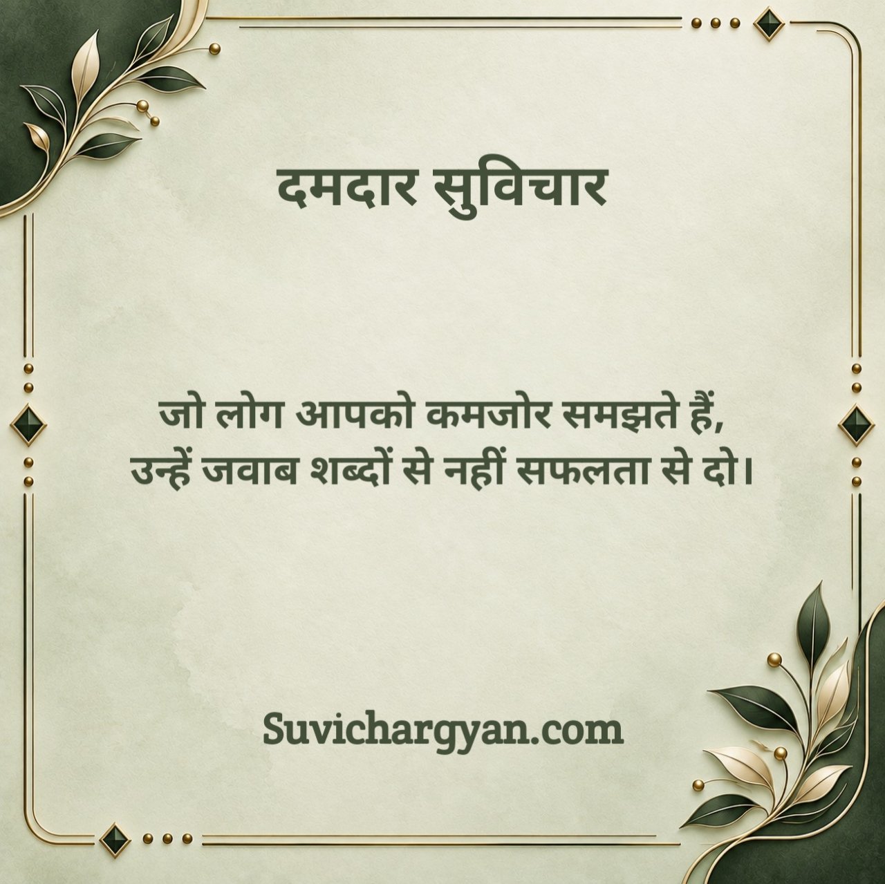 Damdar Suvichar in Hindi