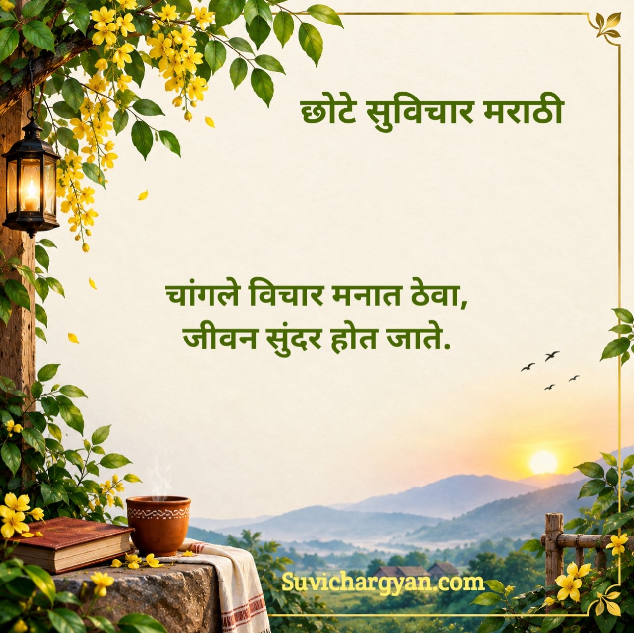 छोटे सुविचार मराठी